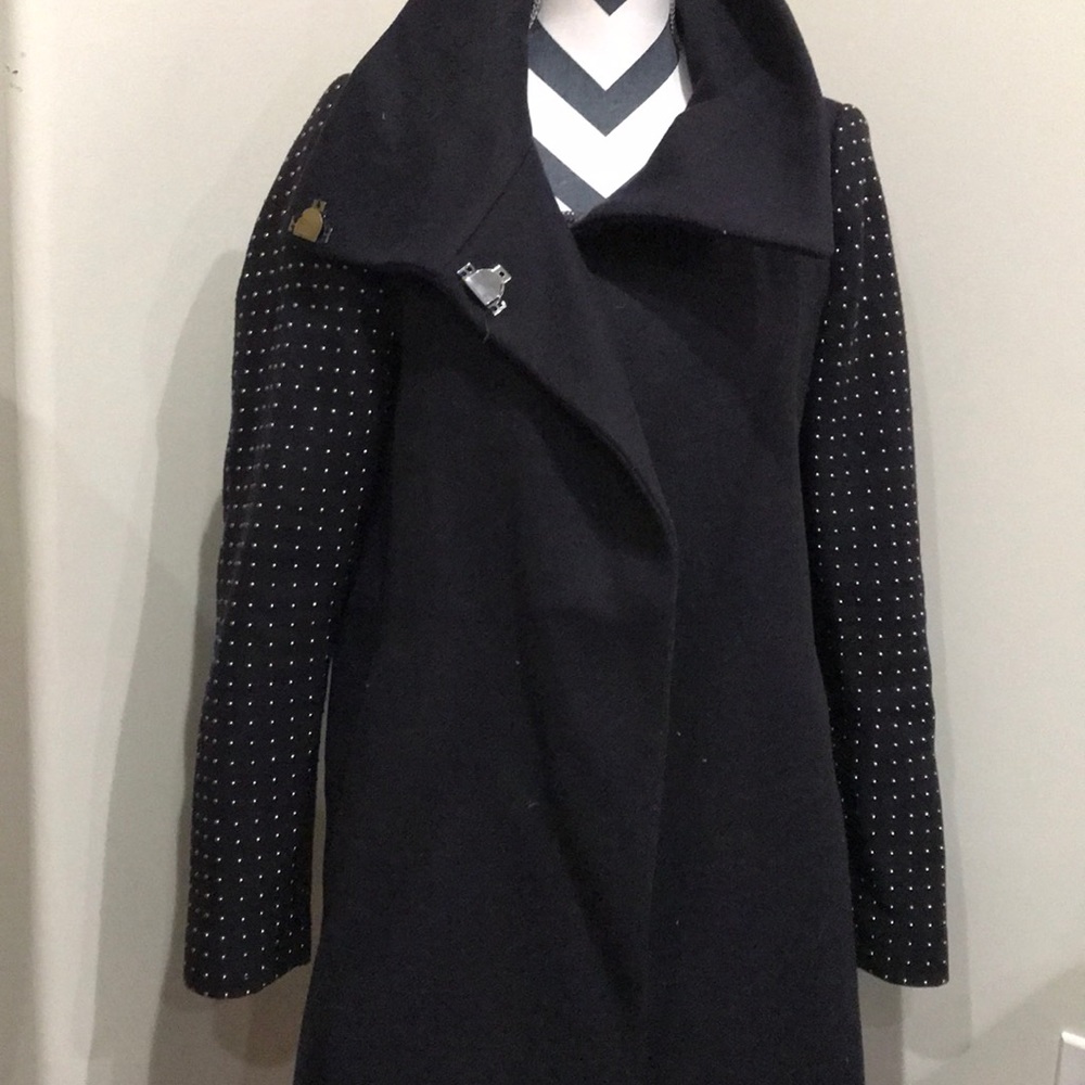 Zara Black and White Women's Coat
